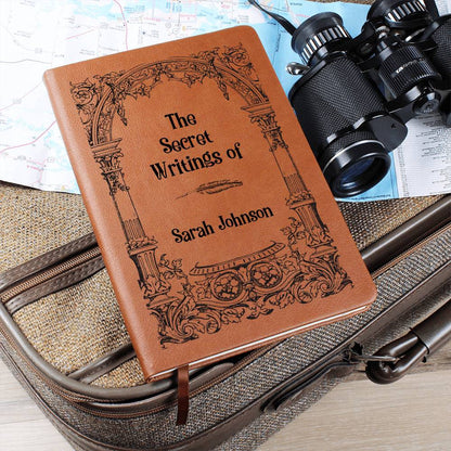 Personalized Journal -  Vintage Style The Secrets Writings Of, Novelty Secret Diary