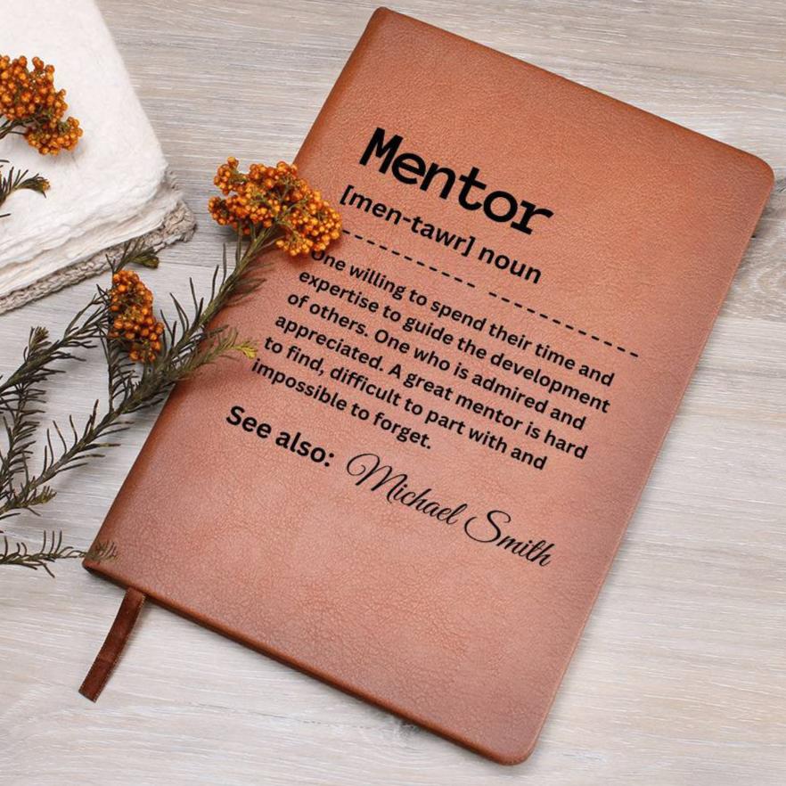 Personalized Journal - Mentor Definition Gift