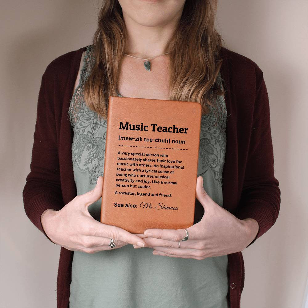 Personalized Journal - Music Teacher Definition