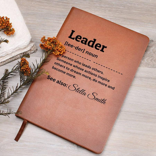 Personalized Journal - Leader Definition Gift