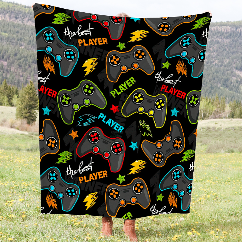 Gamepad Blanket, Cozy Blanket For Gamer