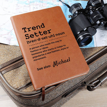 Personalized Journal - Trend Setter Journal, Definition Gift