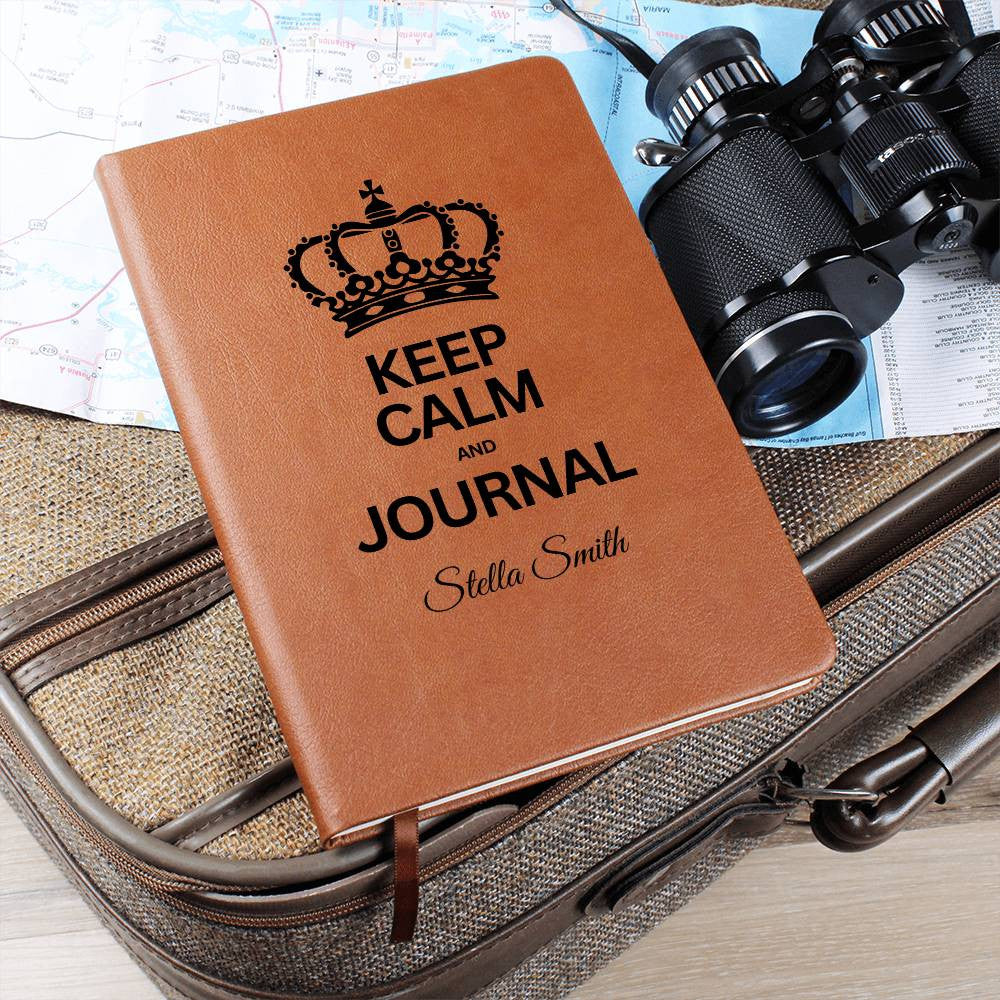 Personalized Journal - Keep Calm and Journal