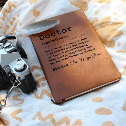 Personalized Journal For Doctor - Doctor Definition Gift