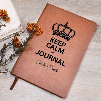 Personalized Journal - Keep Calm and Journal