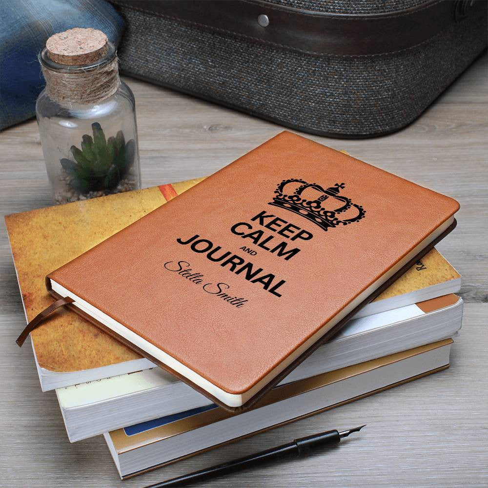 Personalized Journal - Keep Calm and Journal