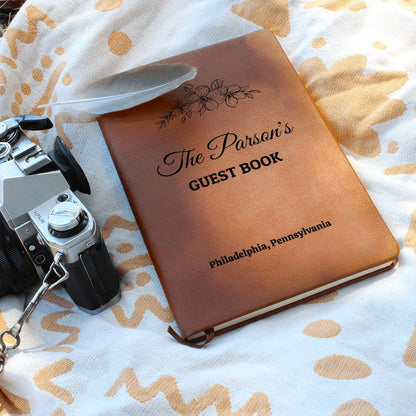 Personalized Journal - Airbnb Guest Book, Rental House Guest Book