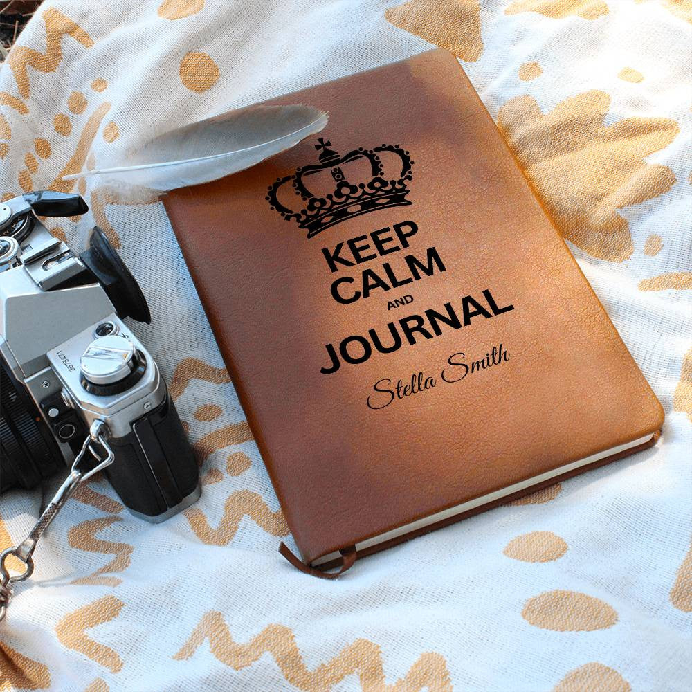 Personalized Journal - Keep Calm and Journal