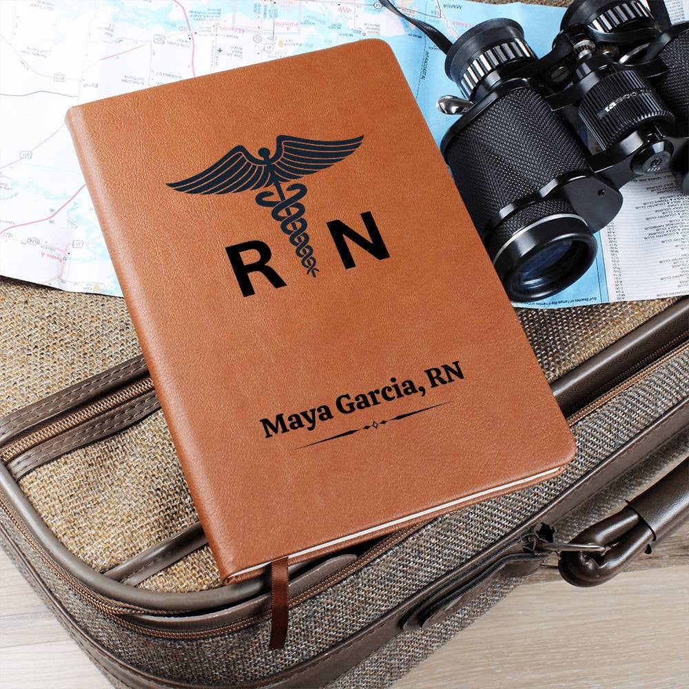 Personalized Journal For Nurses, RN Gifts, Thank You Gift