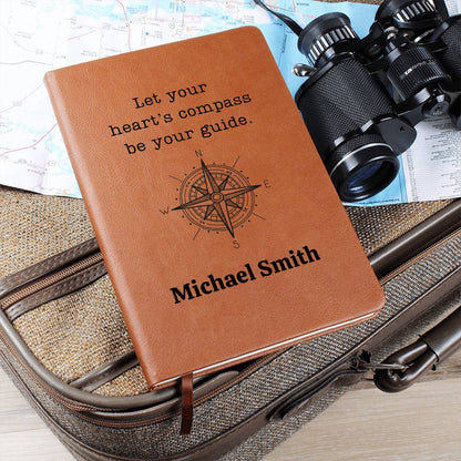 Personalized Journal - Let Your Heart's Compass Be Your Guide