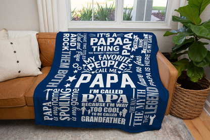 My Favorite People Call Me Papa, Cozy Blanket