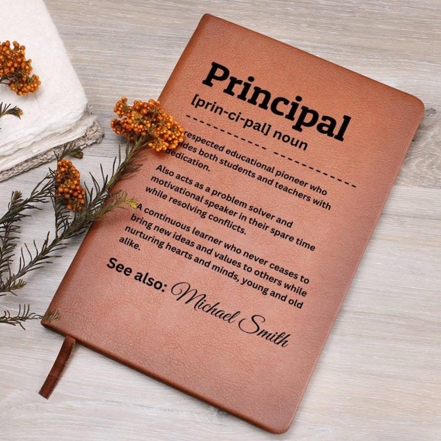 Personalized Journal for Principal