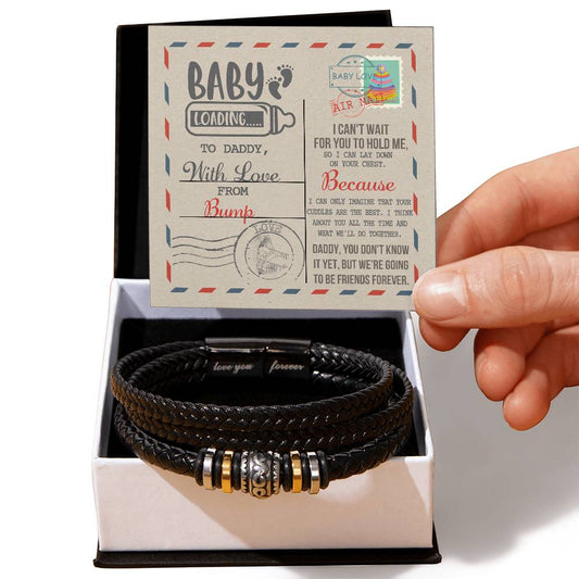 To Daddy, With Love From Bump | Bracelet