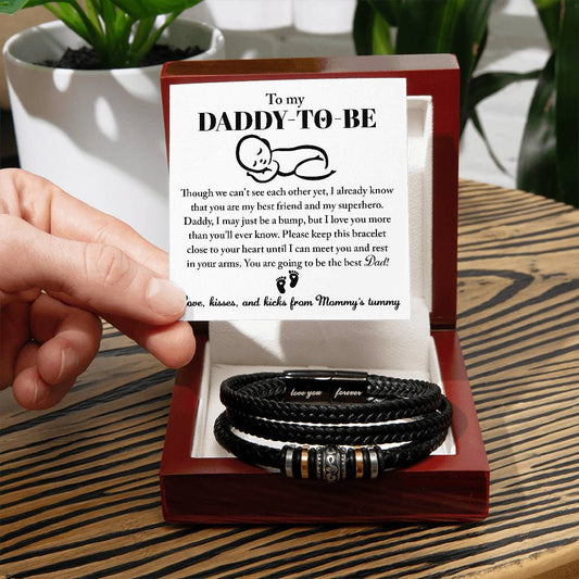 To My Daddy To Be, You Are Going To Be The Best Dad | Bracelet