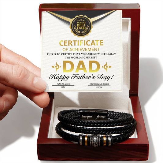 Dad, Happy Father's Day | Bracelet