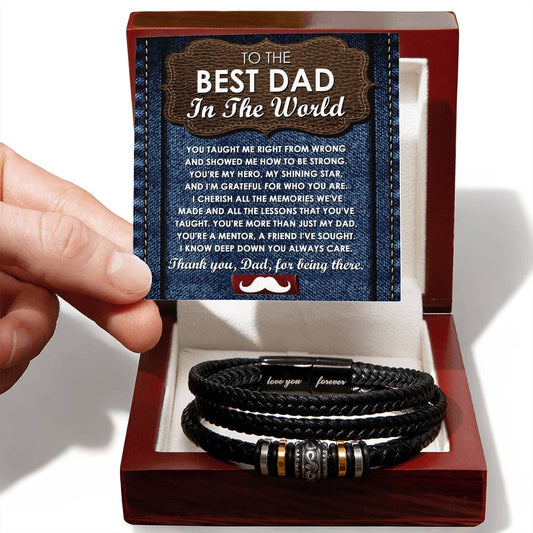 To The Best Dad In The World | Bracelet