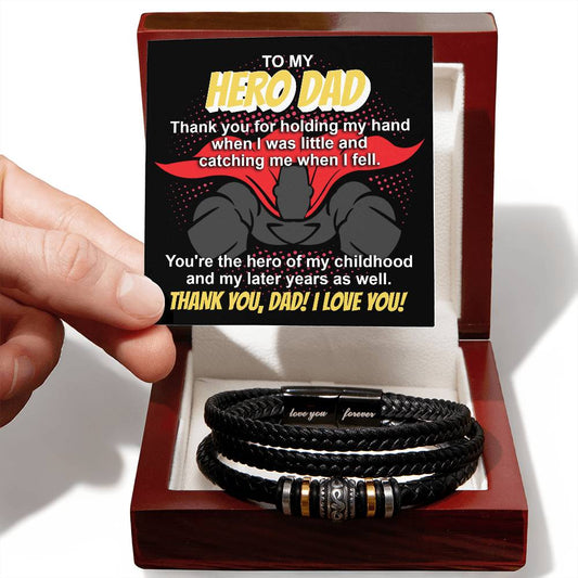 To My Hero Dad | Bracelet