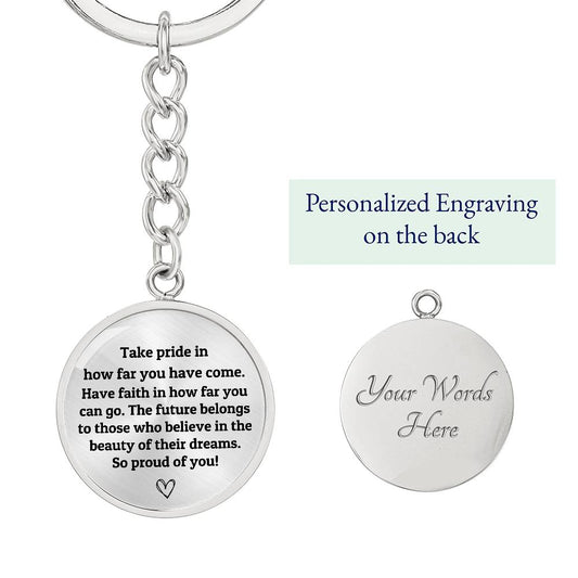 Personalized Keychain - Graduation Gift