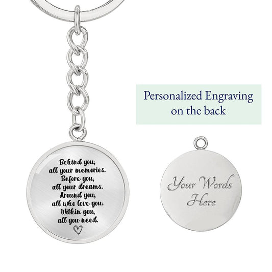 Personalized Keychain, Graduation, Birthday, Anniversary, Just Because Gift