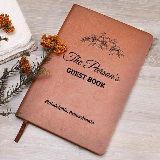 Personalized Journal - Airbnb Guest Book, Rental House Guest Book