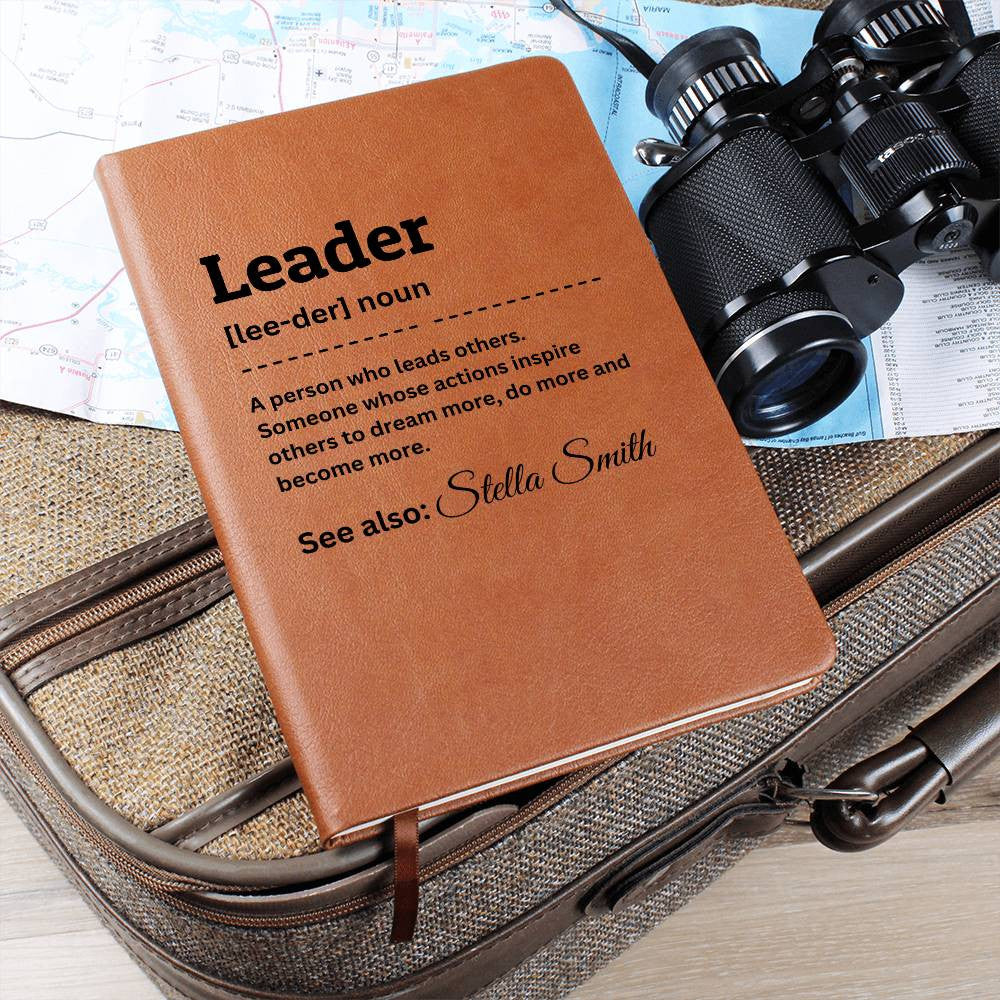 Personalized Journal - Leader Definition Gift