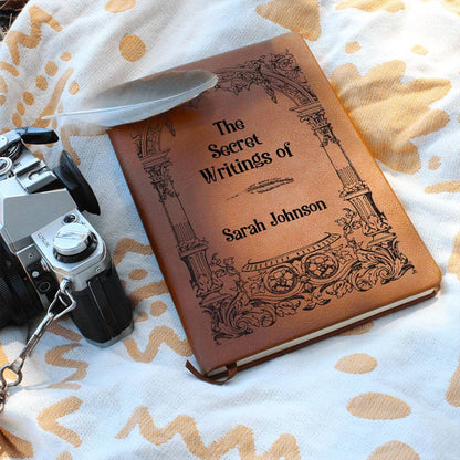 Personalized Journal -  Vintage Style The Secrets Writings Of, Novelty Secret Diary