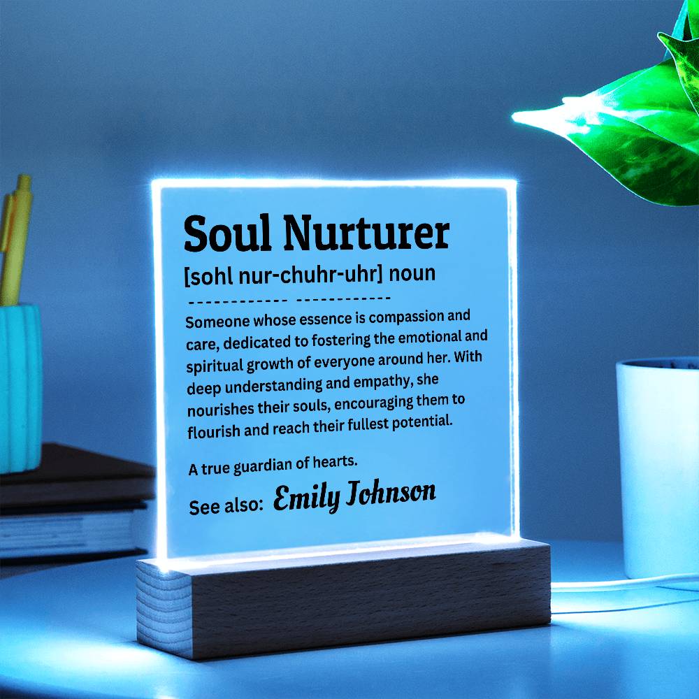 Personalized Soul Nurturer Acrylic Plaque